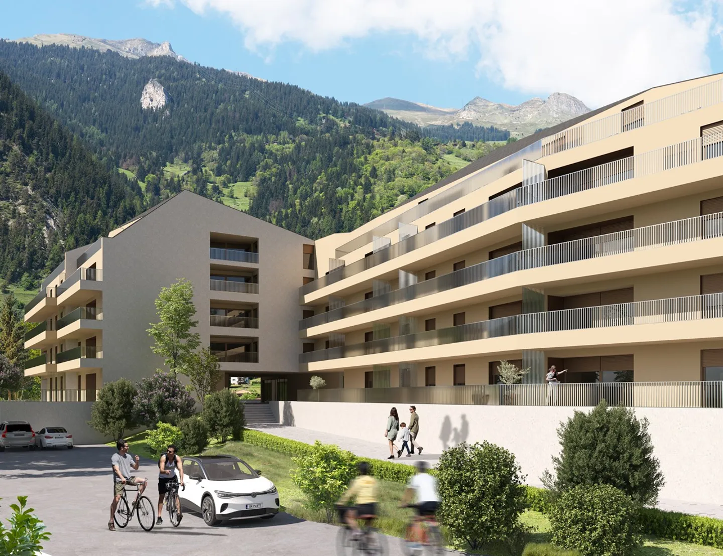 Neue Promotion Domaine de Vouvry - Neue 2,5-Zimmer-Wohnung Los A36 - Foto 1 von 7