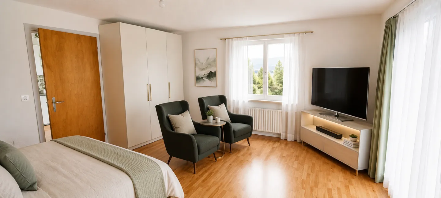 Charmantes Appartement mit Terrasse - Foto 1 von 2