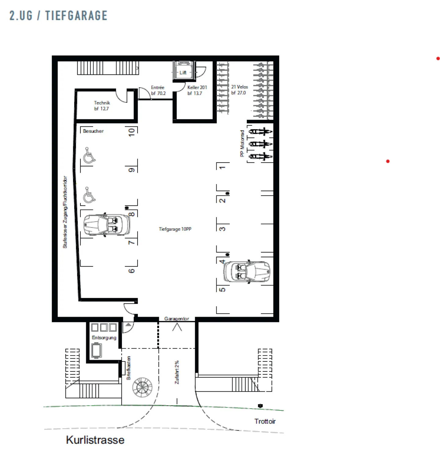 Nuovo progetto di costruzione Veduta Winterthur, posto moto n. 11 - Foto 1 di 3