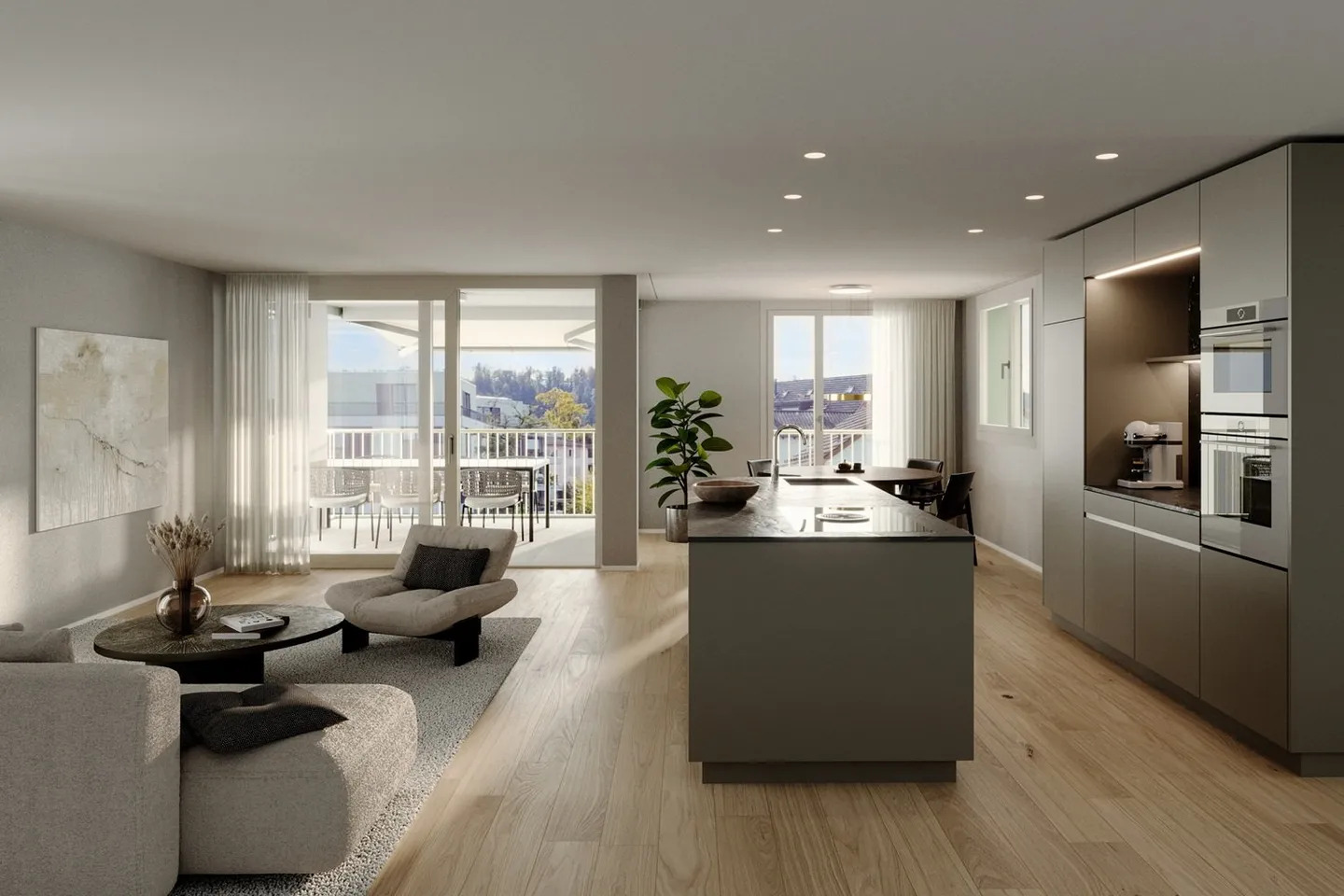 New Construction Project Olea: 4-Room Apartment - Photo 4 of 5