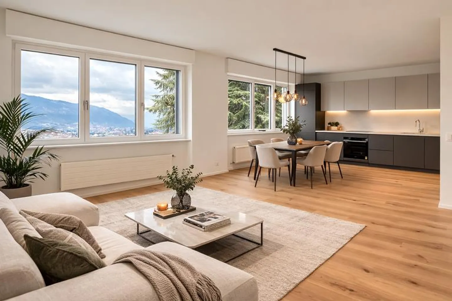 NOVAZZANO - NUOVO APPARTAMENTO 3.5 STANZE CON VISTA LIBERA - Foto 1 di 8