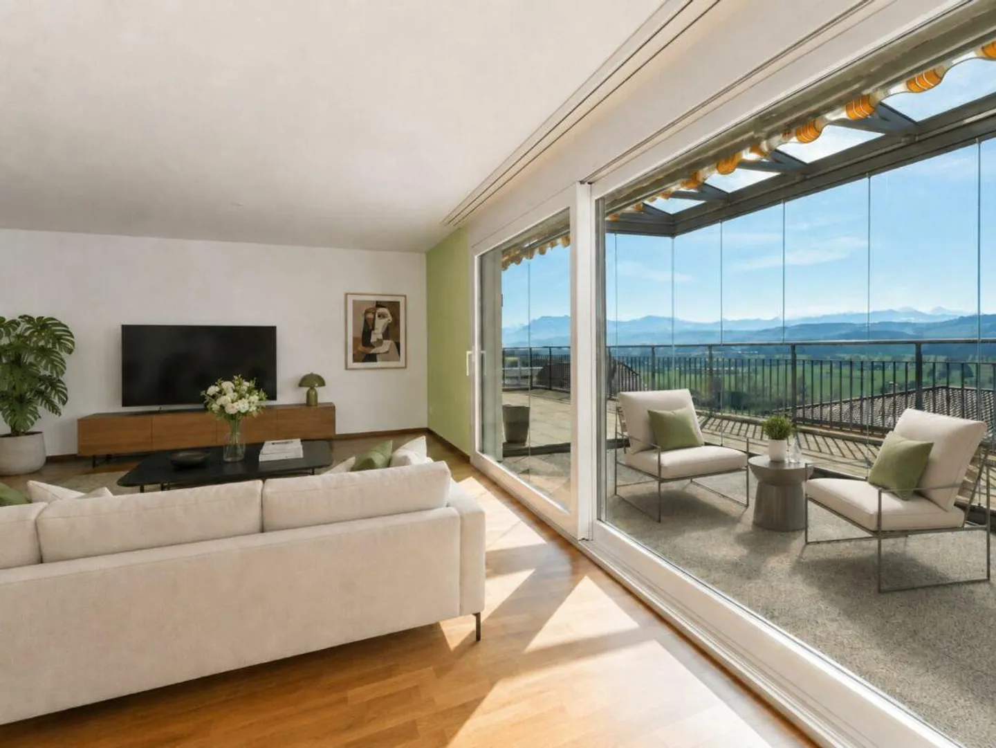 Terrassenwohnung mit Traumhaftem Ausblick - Foto 1 von 12