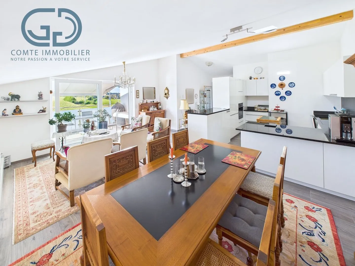 Magnificent 5.5-room penthouse with large terrace - Photo 2 of 13
