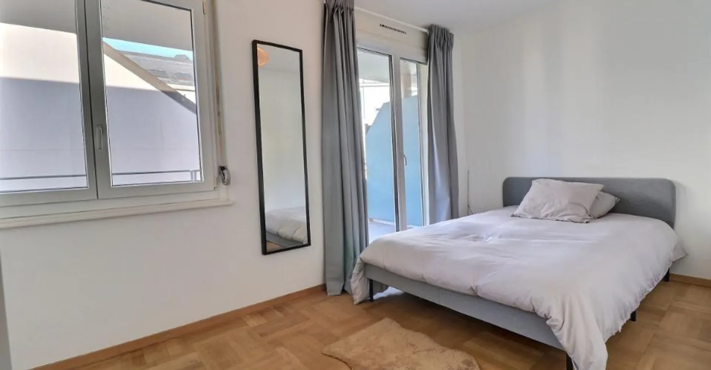 Magnificent 3.5-room apartment with small bedroom fully furnished - Acacias - Photo 5 of 8