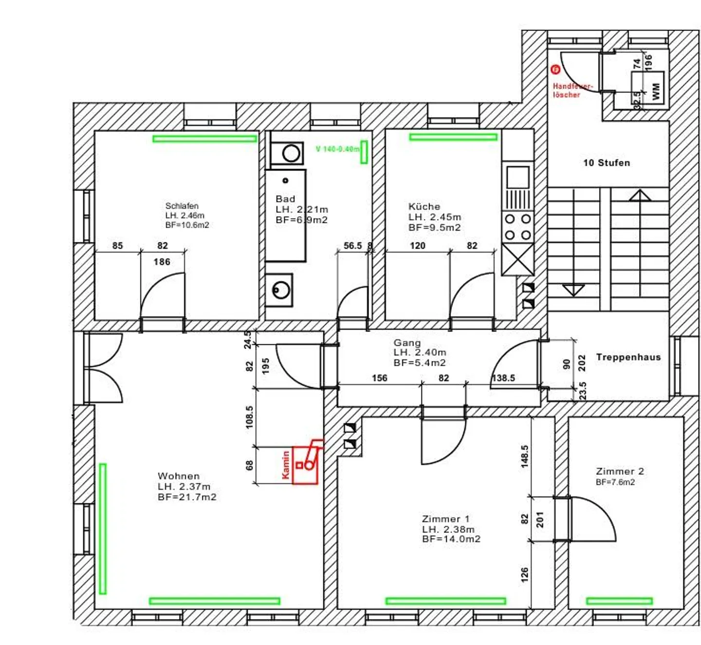 Appartamento 4 locali con camino e design affascinante - Foto 10 di 10