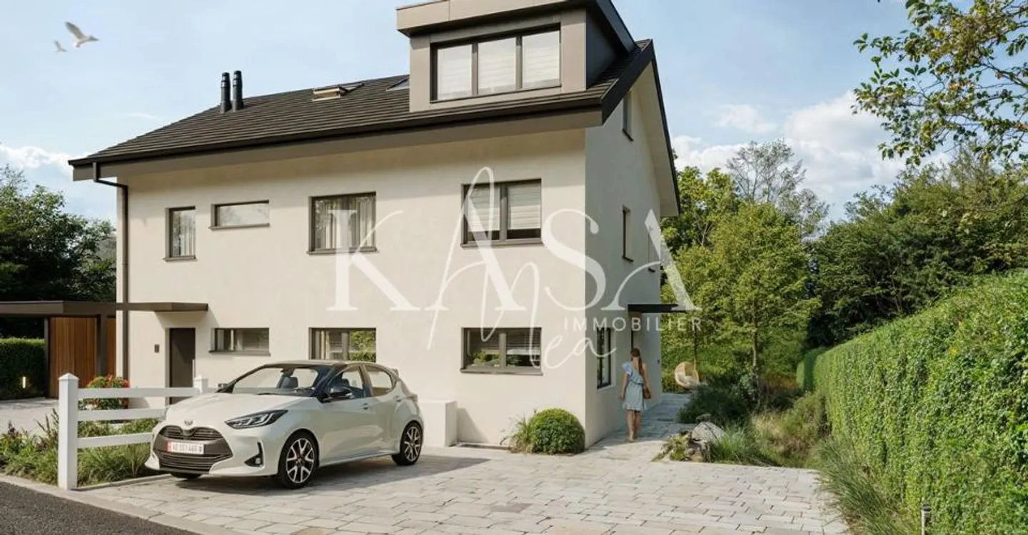 Neues 3,5-Zimmer-Wohnung im Townhouse-Stil mit Garten - Épalinges - Foto 2 von 9