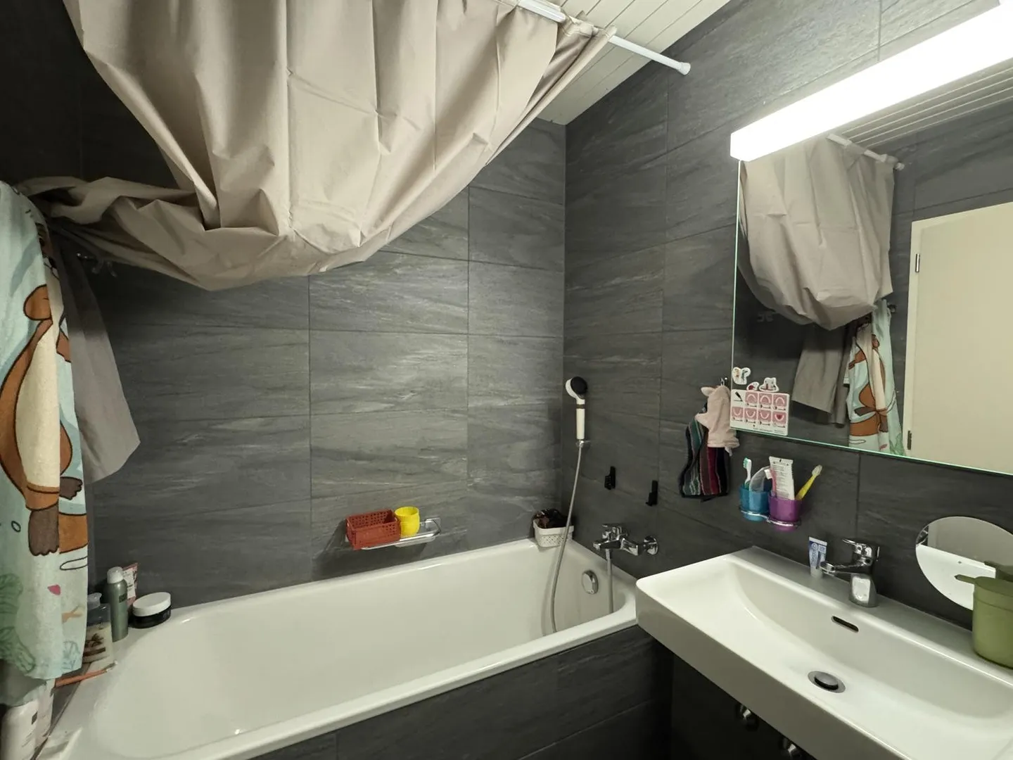 Partially renovated 4.5-room apartment in a renovated farmhouse - Photo 10 of 13