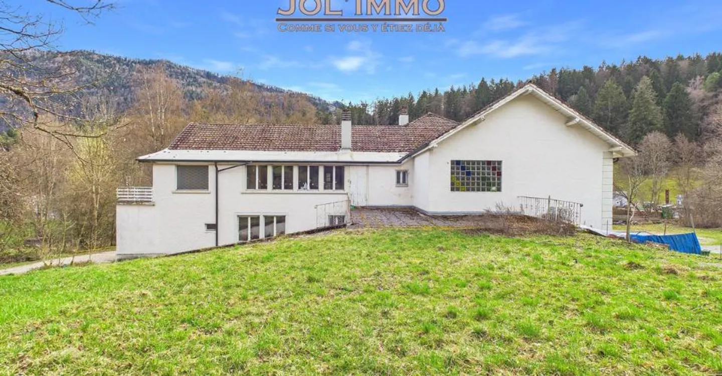 Charaktereigenschaft mit 3 Wohnungen und Baugrundstück in Perrefitte - Foto 5 von 11