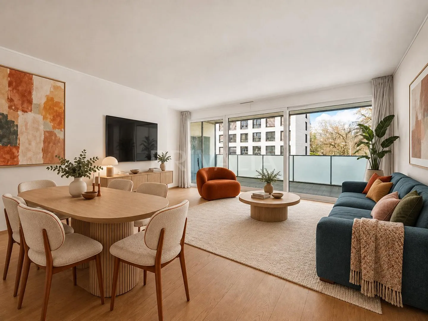 Exklusiv: Neuere 4-Zimmer-Wohnung in La Gradelle - Foto 2 von 8