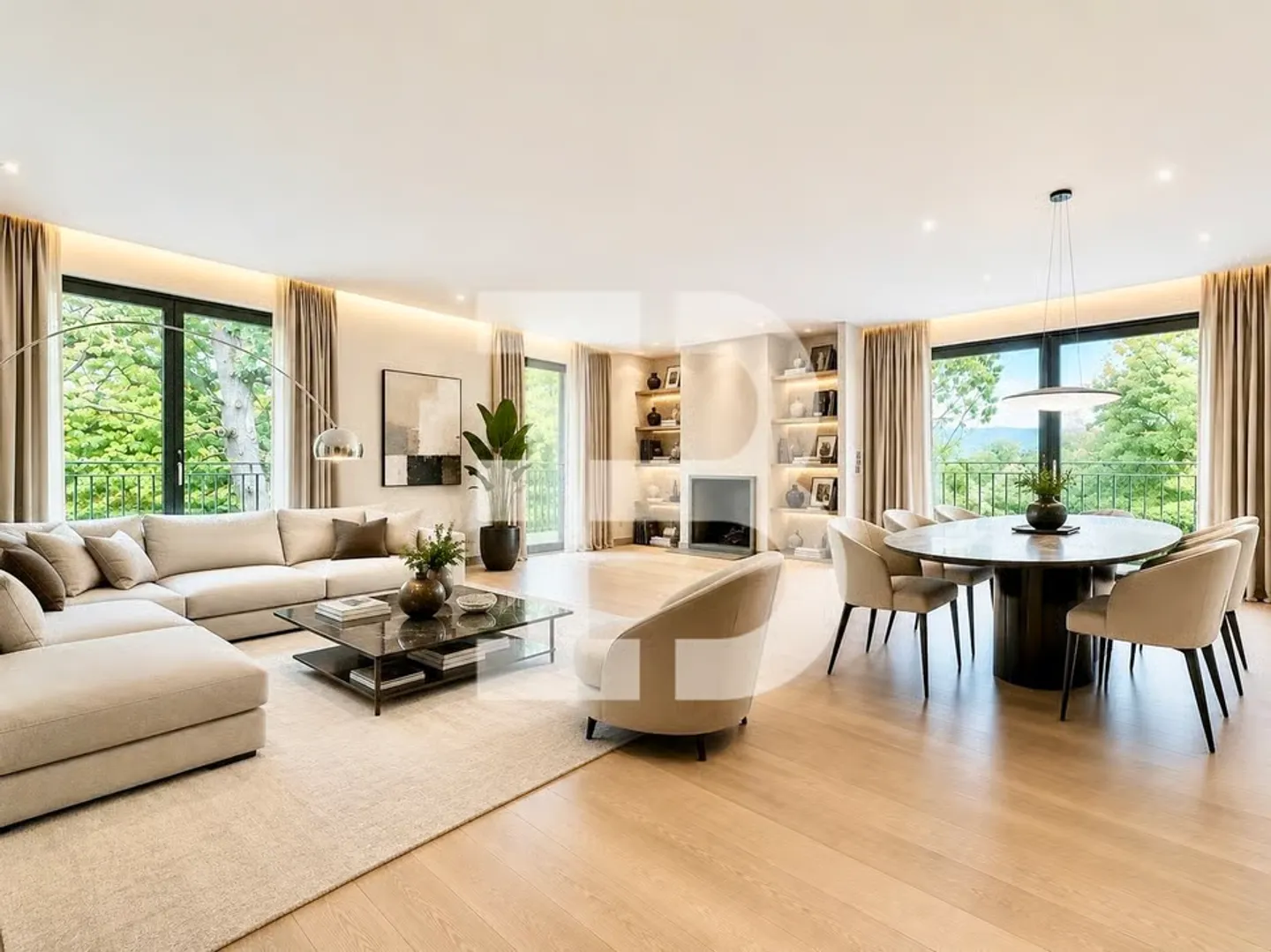 Magnifique attique en pignon avec deux chambres - Foto 1 di 9