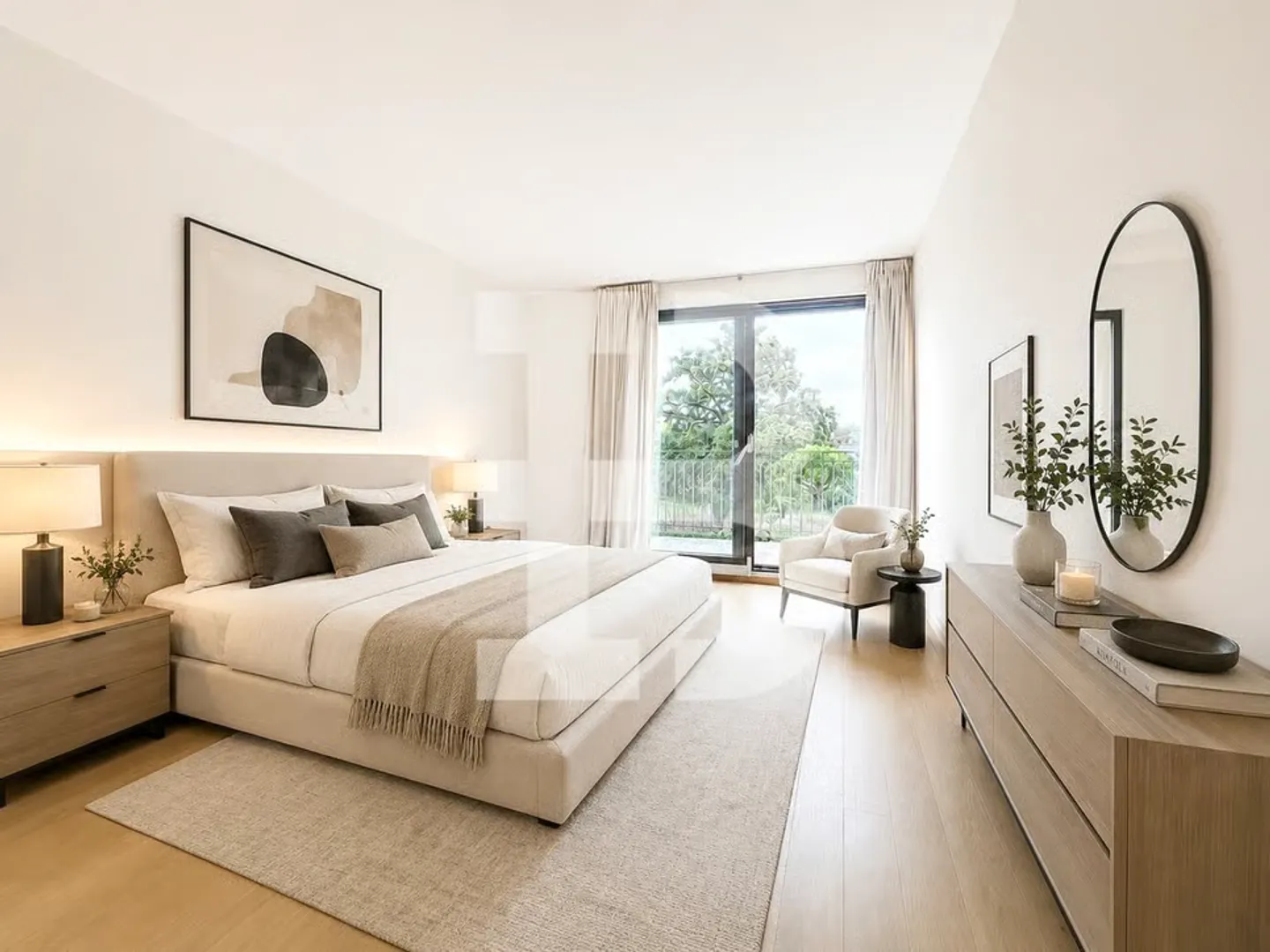 Magnifique attique en pignon avec deux chambres - Foto 7 di 9