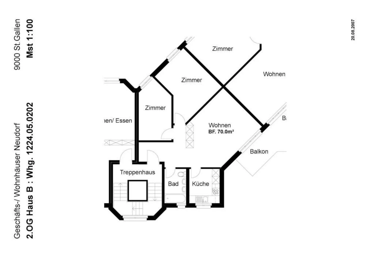 Charmante Wohnung mit Balkon im Neudorf - Foto 8 von 8