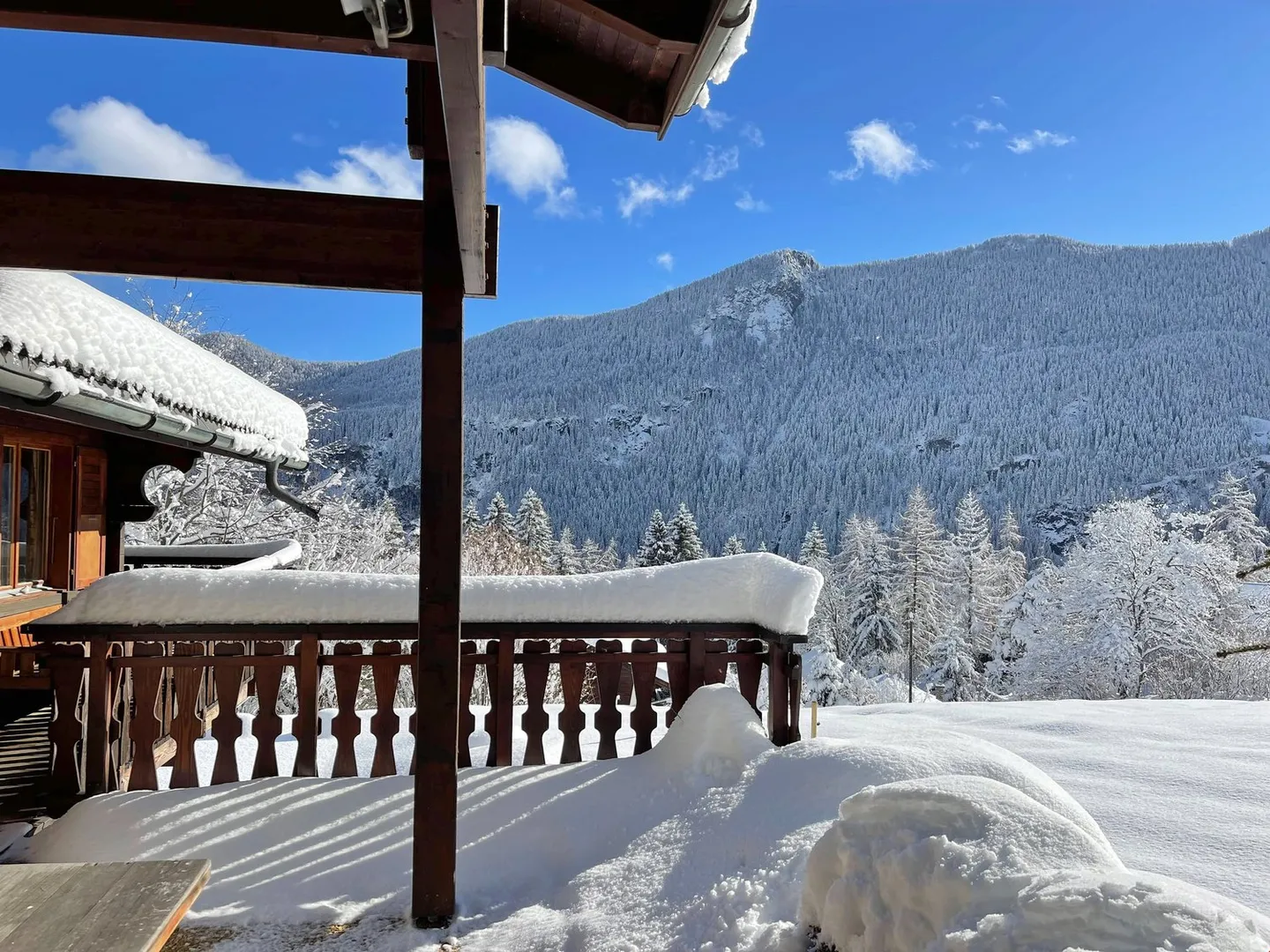 Zu der Saison - Prächtiges Chalet, umgeben von Grün, in Les Marécottes - Foto 3 von 17