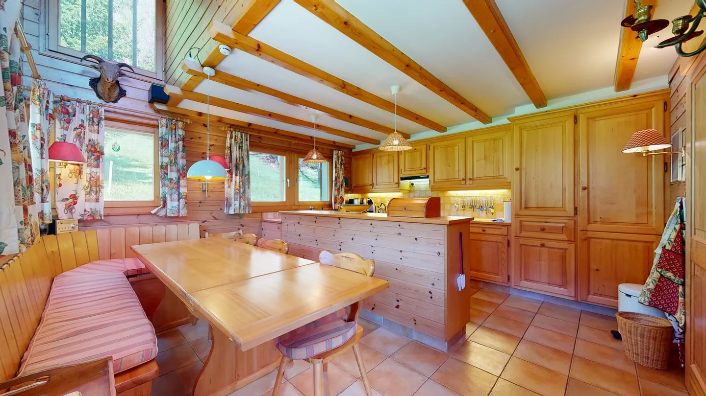 Zu der Saison - Prächtiges Chalet, umgeben von Grün, in Les Marécottes - Foto 5 von 17