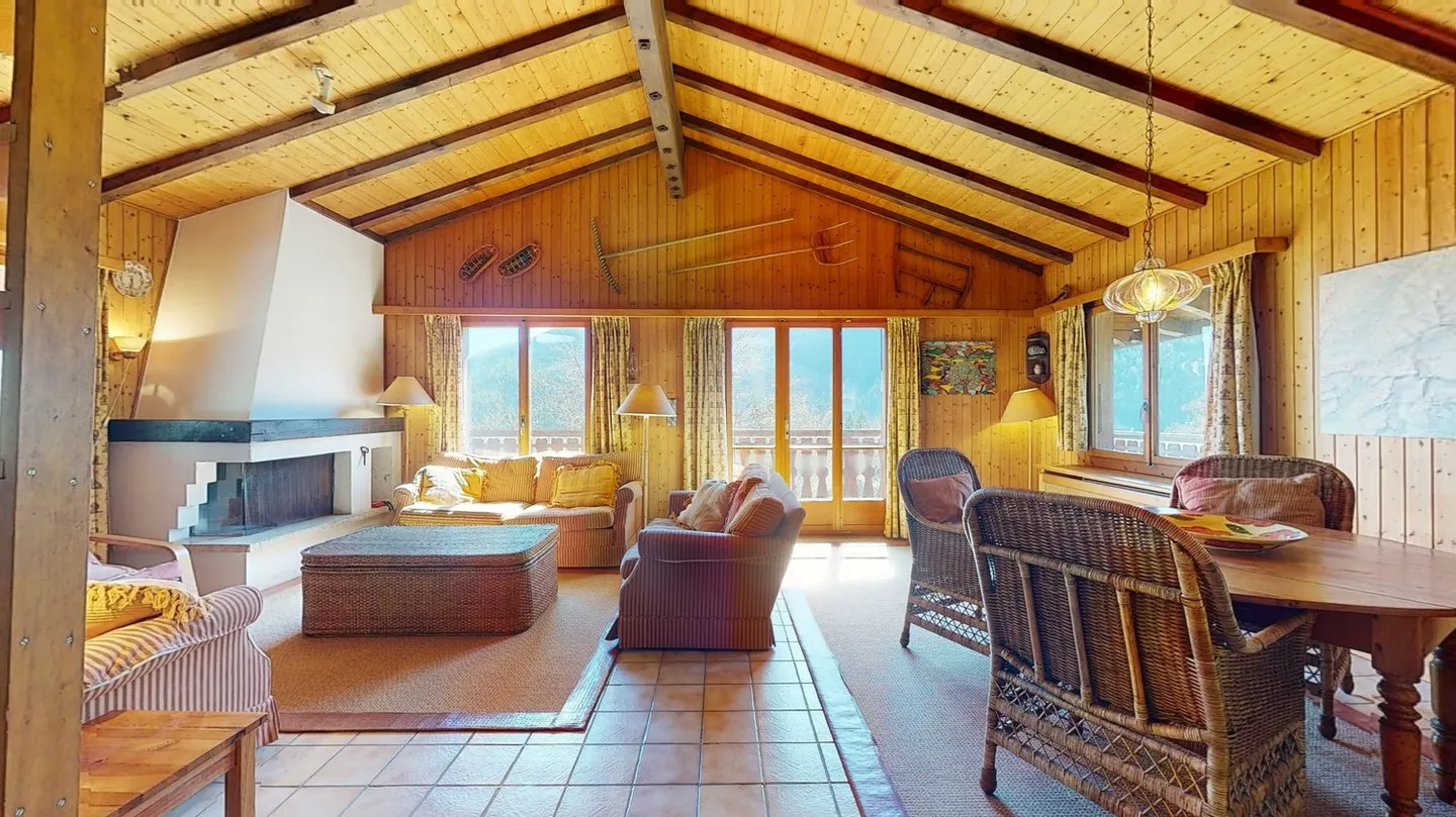 Zu der Saison - Prächtiges Chalet, umgeben von Grün, in Les Marécottes - Foto 6 von 17