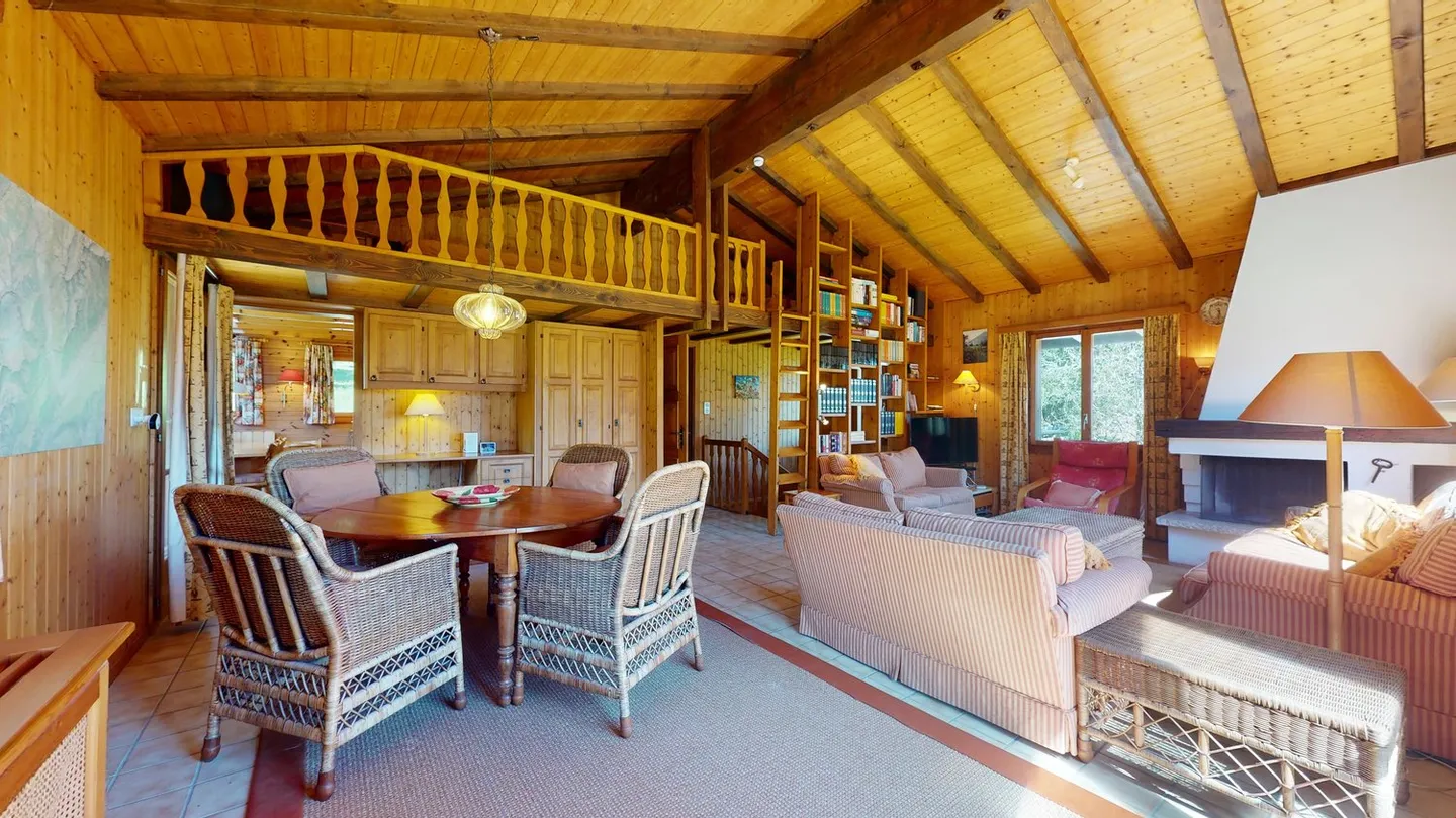 Zu der Saison - Prächtiges Chalet, umgeben von Grün, in Les Marécottes - Foto 7 von 17