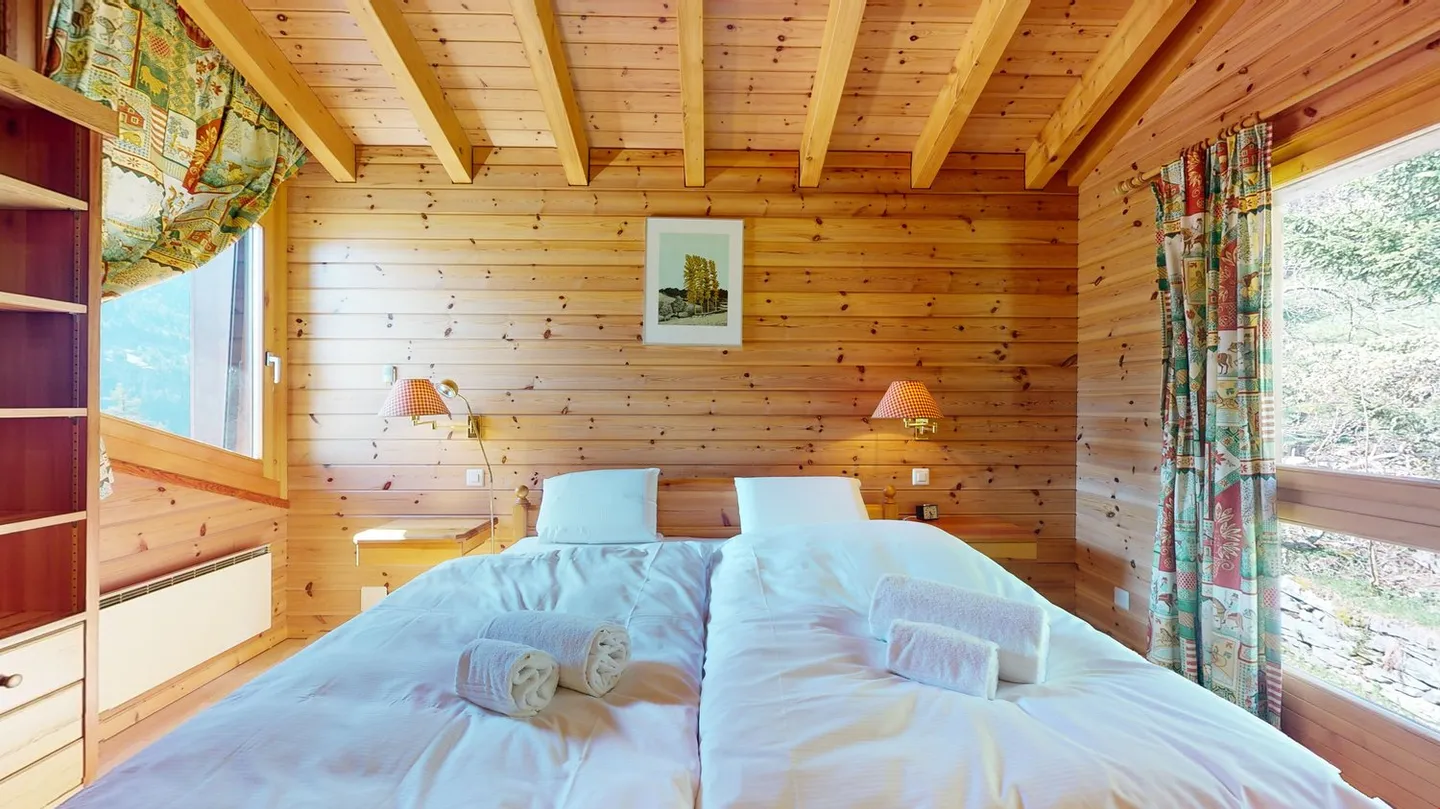 Zu der Saison - Prächtiges Chalet, umgeben von Grün, in Les Marécottes - Foto 9 von 17