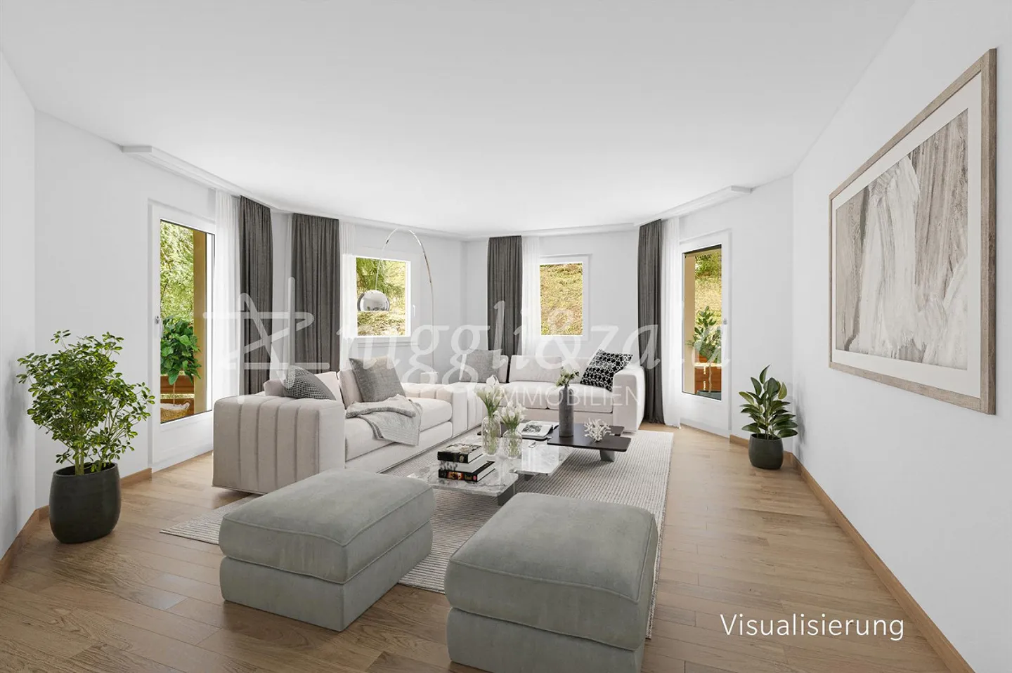 Gut konzipierte 3.5-Zimmerwohnung an zentrumsnaher Lage - Foto 2 von 6