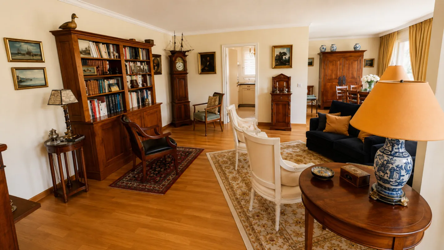 Stunning 3.5-room penthouse apartment with terrace, private rooftop, and partial lake view - Directly at the gates of Geneva - Photo 6 of 27