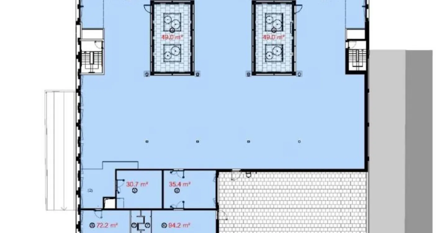 1,000 m2 premises - Photo 3 of 4