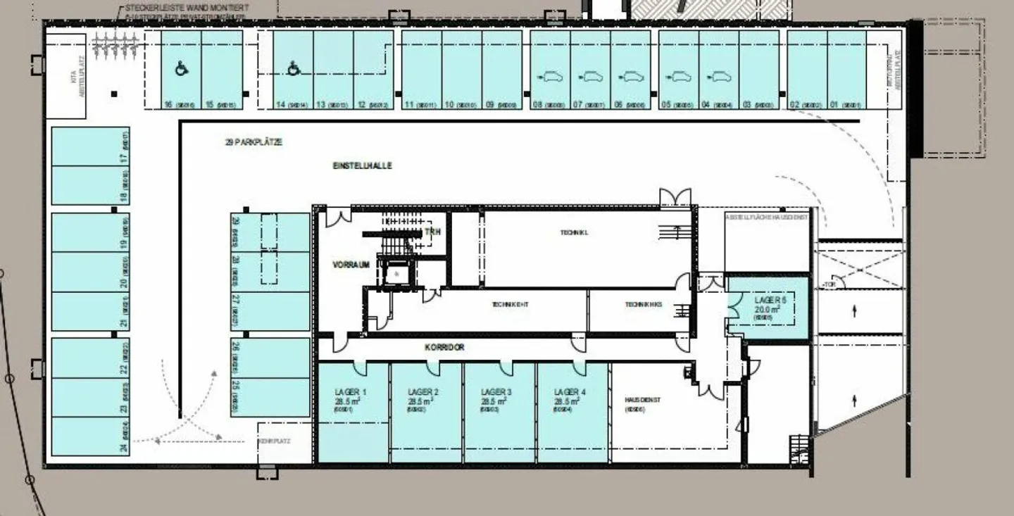 Spazio di stoccaggio di 28m2 nel NEUHOF. - Foto 4 di 5