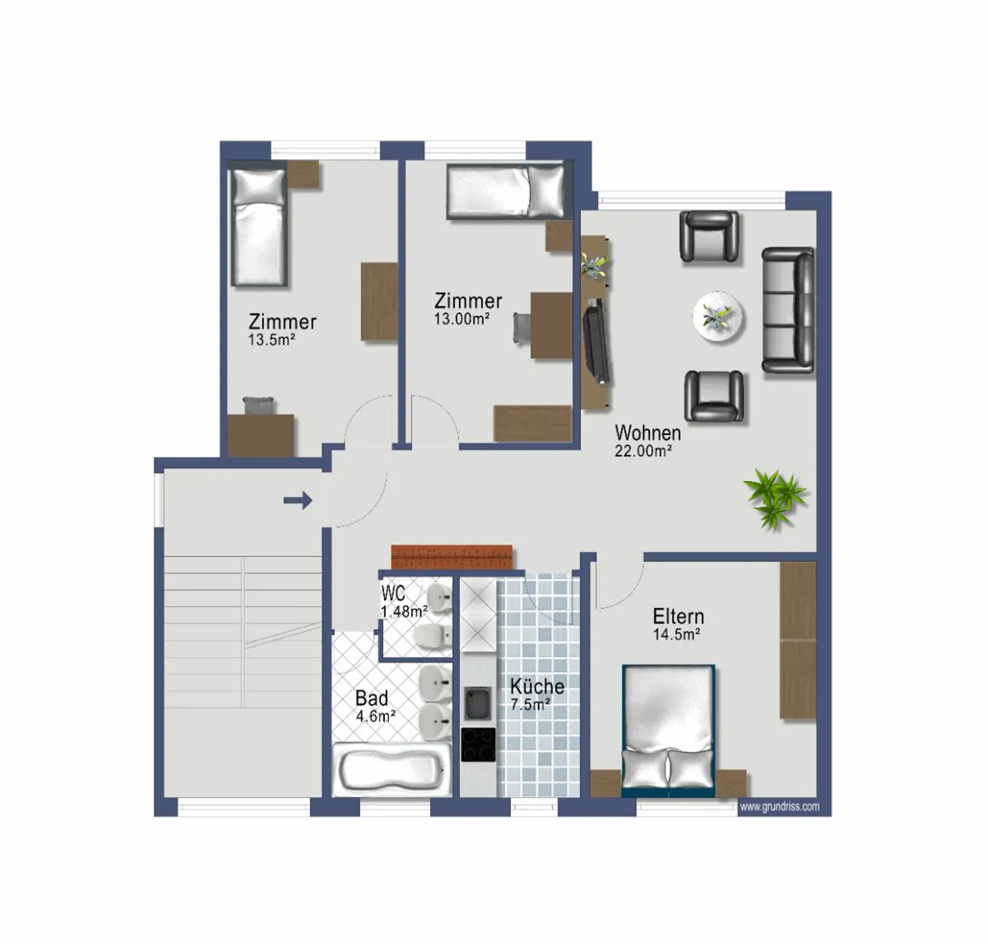 «4.5 Zimmer Wohnung» - Foto 5 von 5