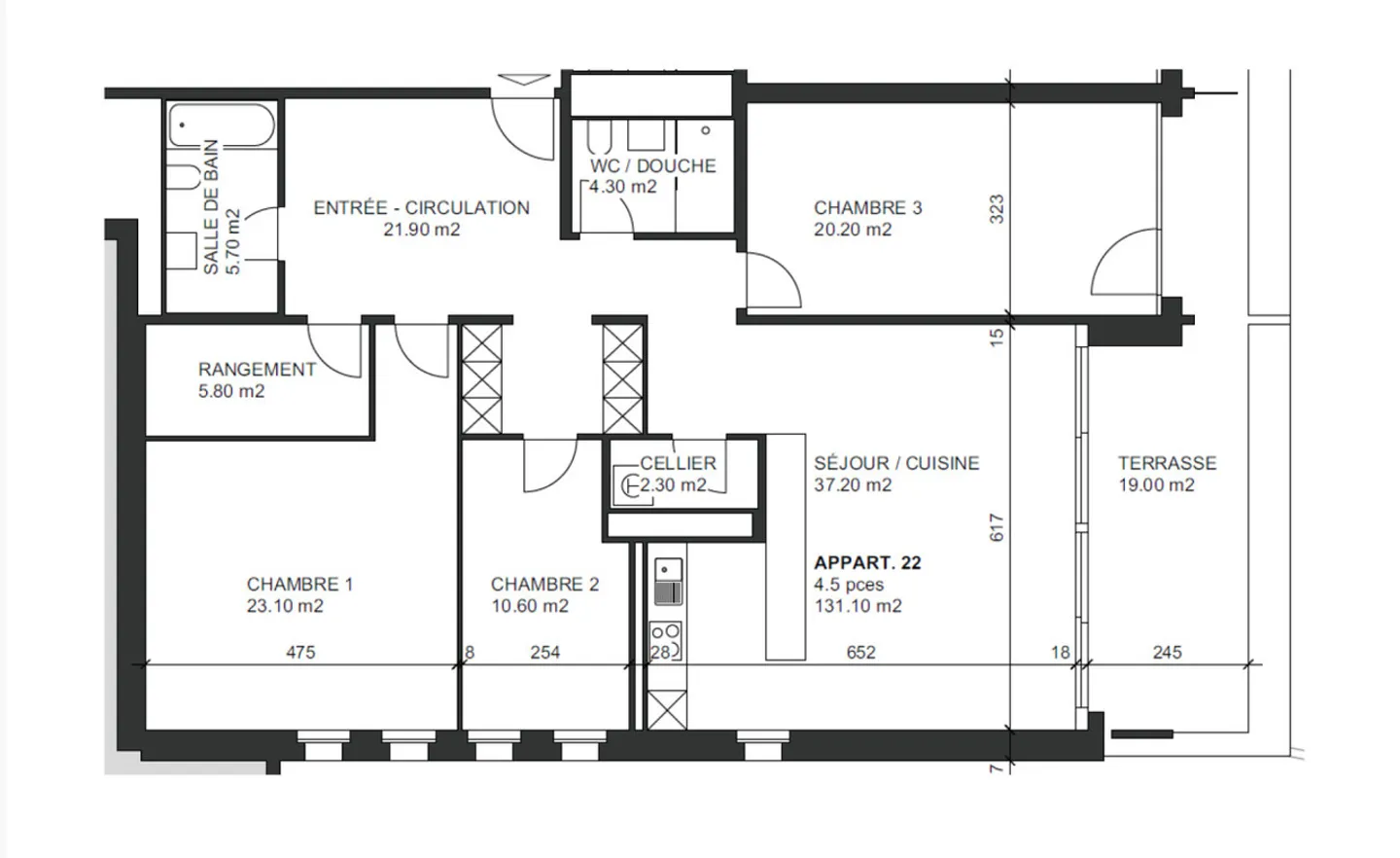 Appartement à louer - Photo 12 sur 12