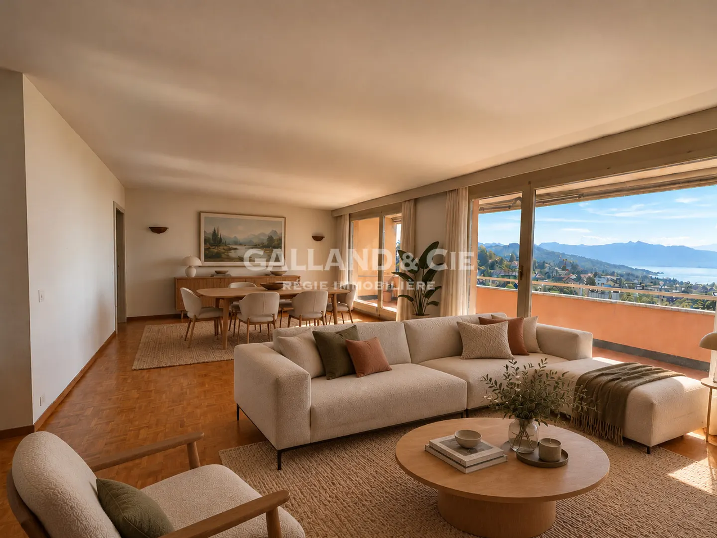 Spazioso appartamento 3.5 locali con vista - ~ 130 m² - Quartiere Mousquines-Verdeil - Foto 1 di 8