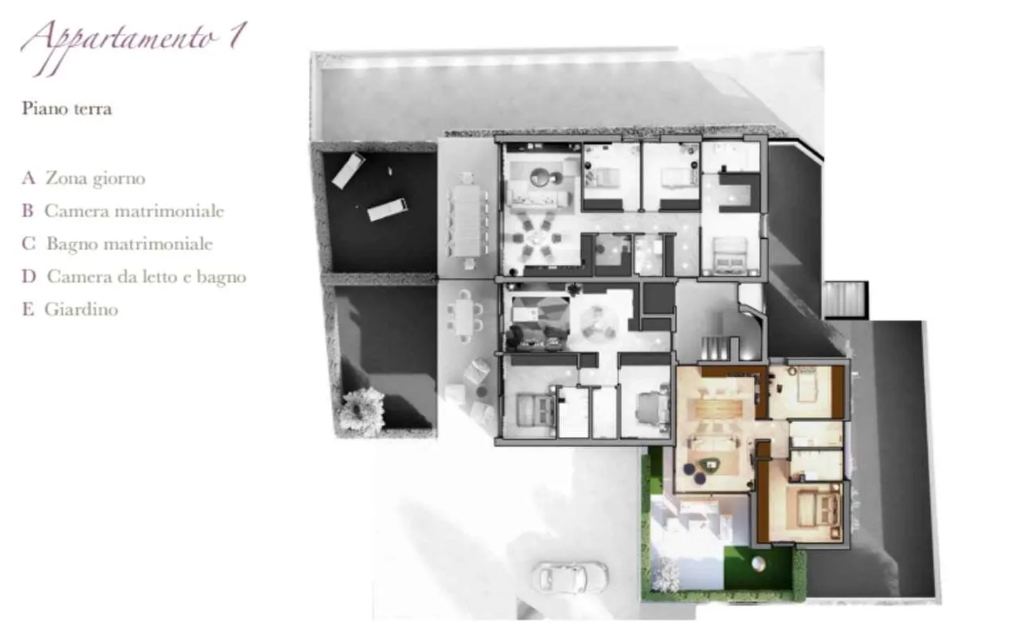 ZU VERKAUFEN WOHNUNG MIT GARTEN IN EXKLUSIVEM KONTEXT - Foto 7 von 7