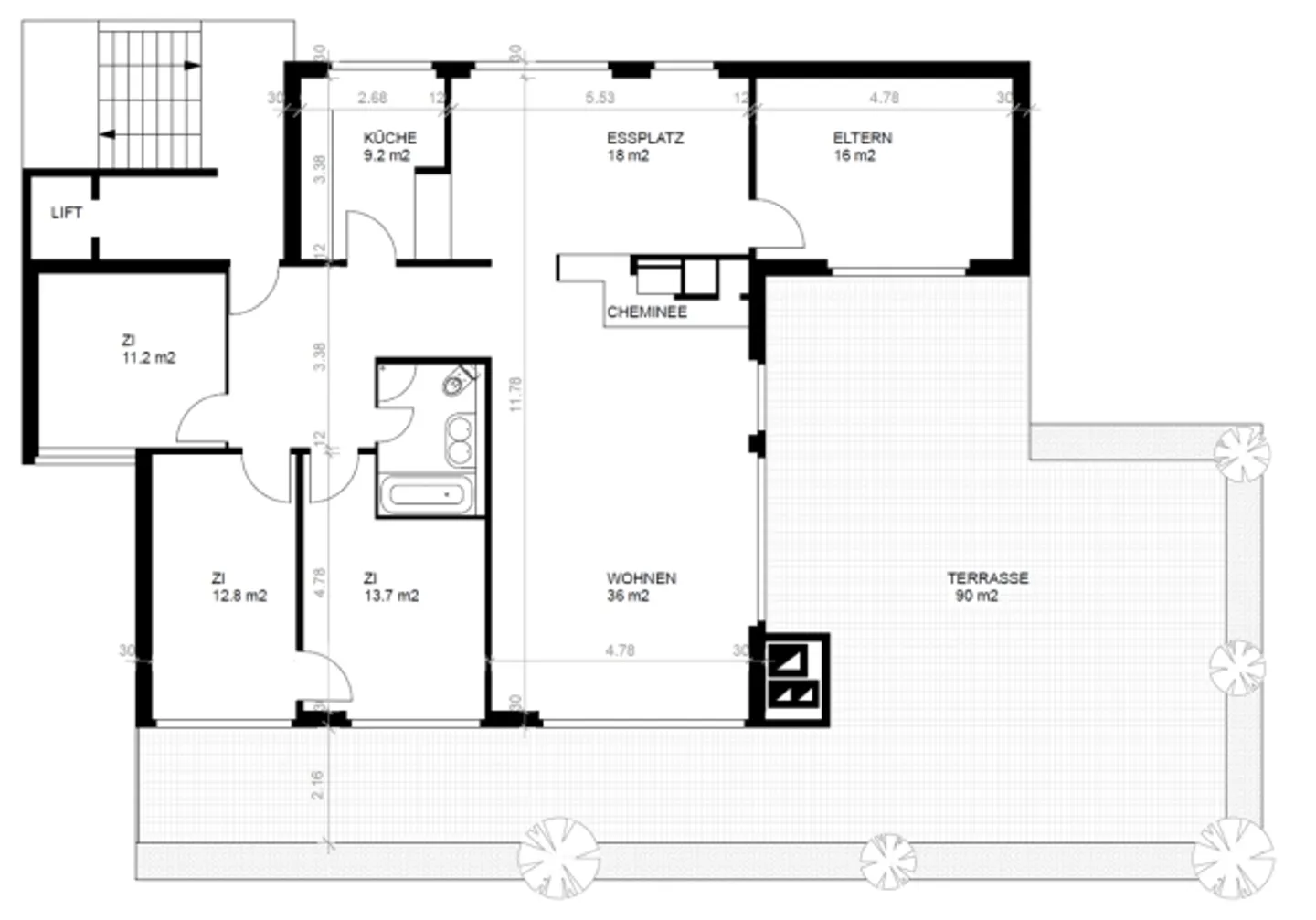 Terrassenwohnung mit Fernsicht und Potenzial - Foto 10 von 10