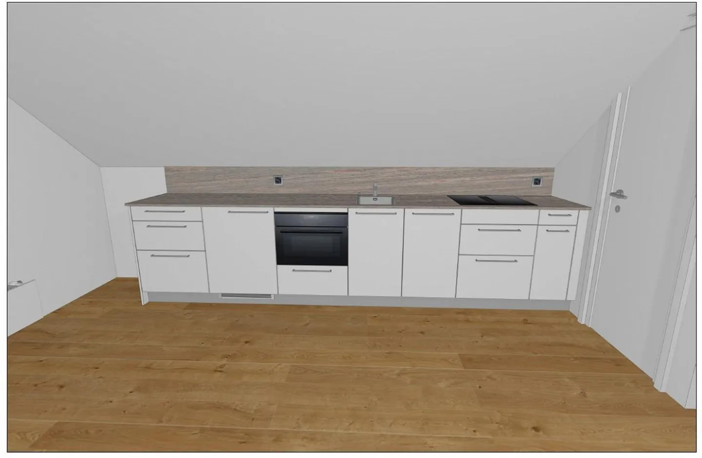 Sonnige, ruhige, neu renovierte Dachwohnung - Foto 6 von 6