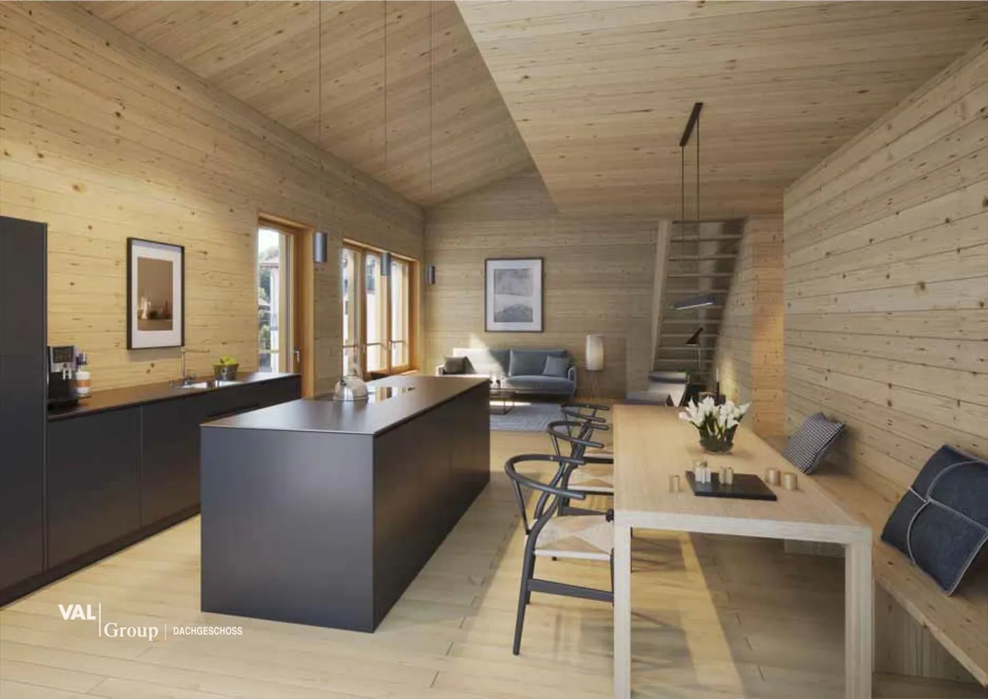 Dreamlike 4.5-room maisonette apartment in the Moon House 'Albert' - Photo 3 of 5