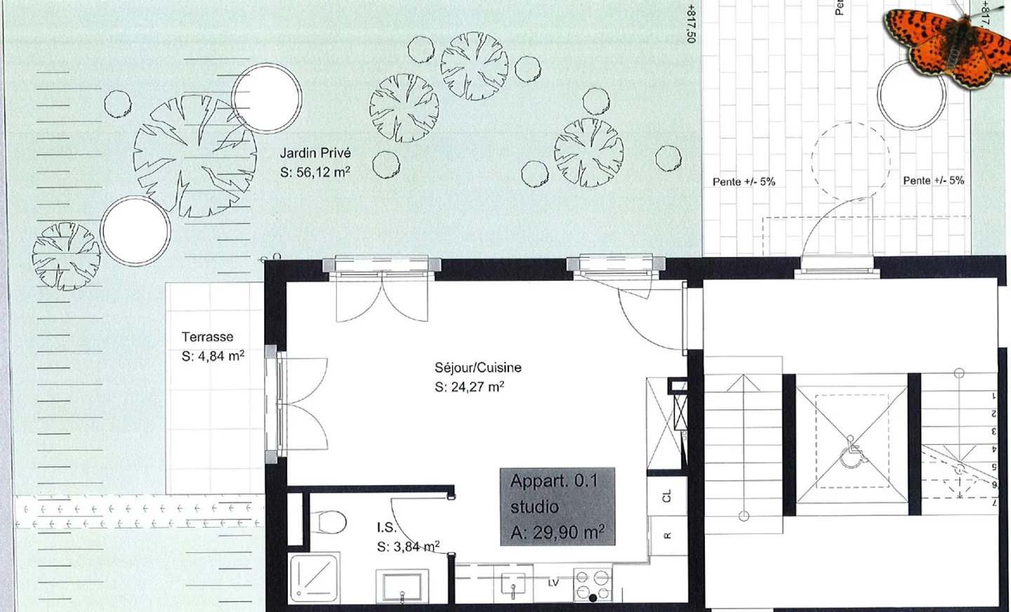 Studio in Châtel-St-Denis - with a large garden! - Photo 2 of 3