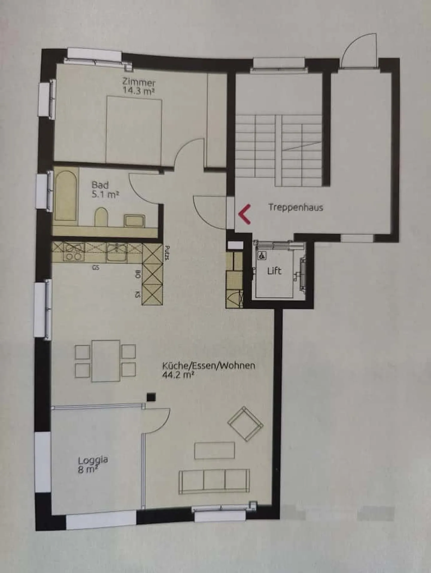 APPARTAMENTO 2½ STANZE A DÜBENDORF (ZH), ARREDATO, TEMPORANEO - Foto 9 di 9