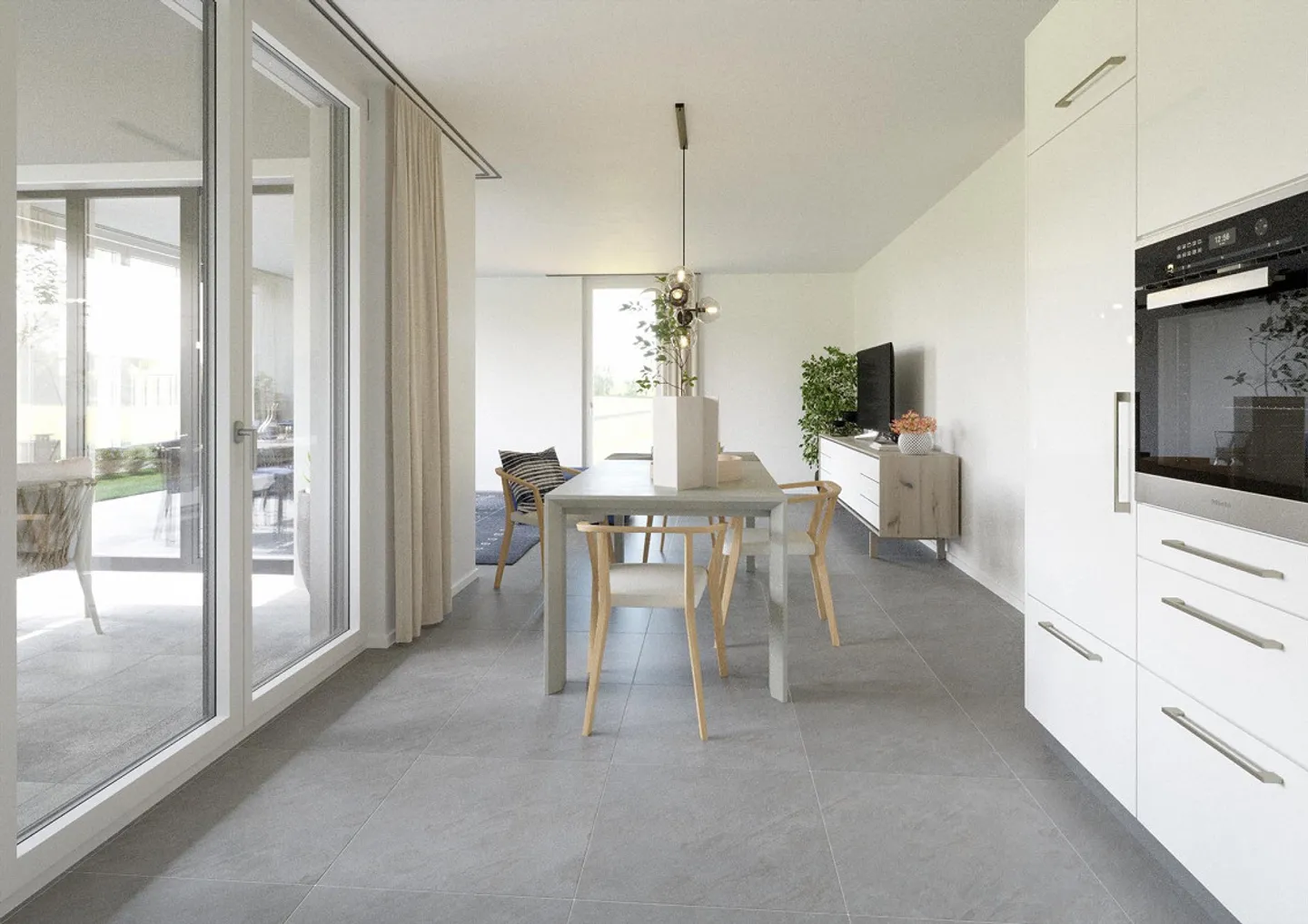 Modern Apartment with Garden - Photo 2 of 5