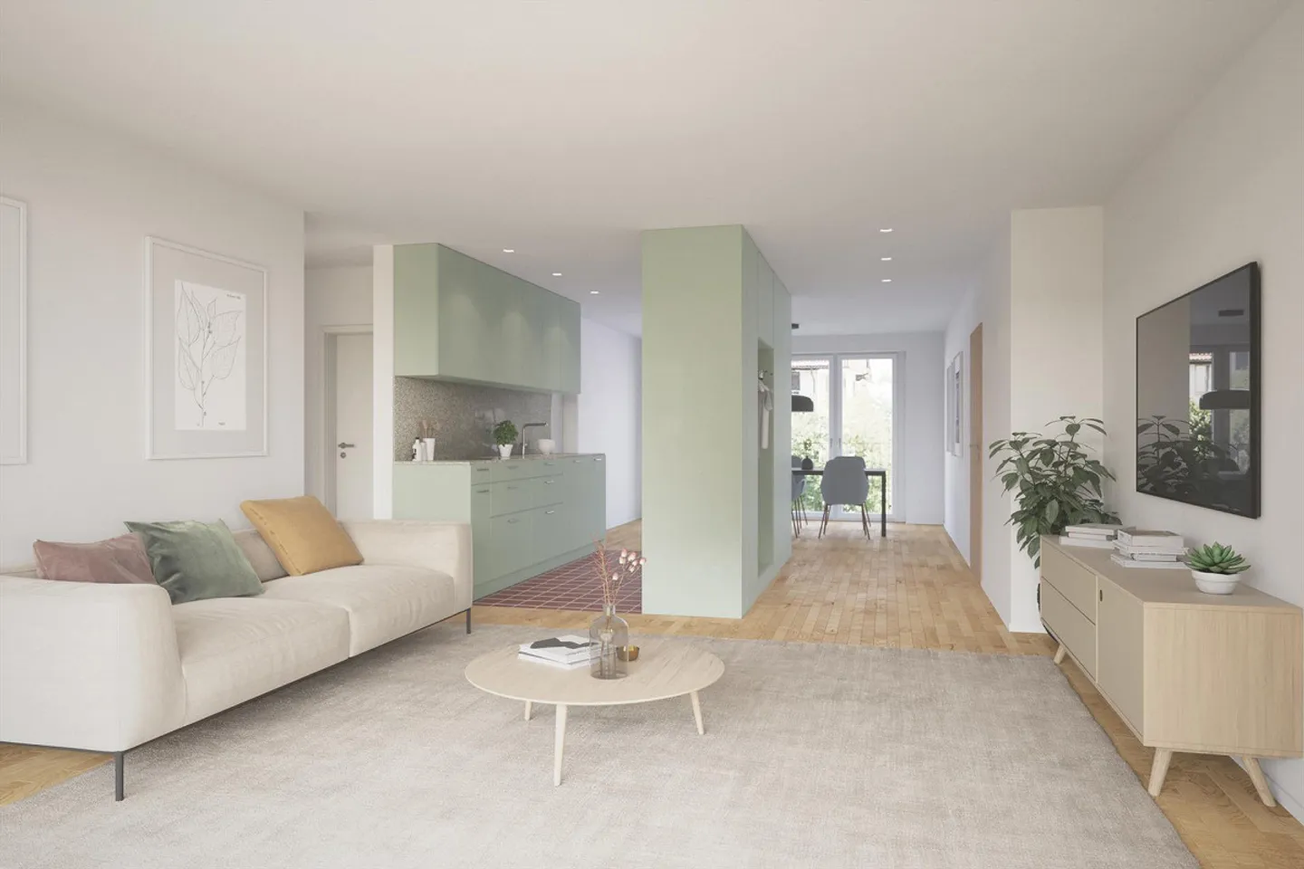 3.5 Room Apartment in Park-like Surroundings - Photo 2 of 2
