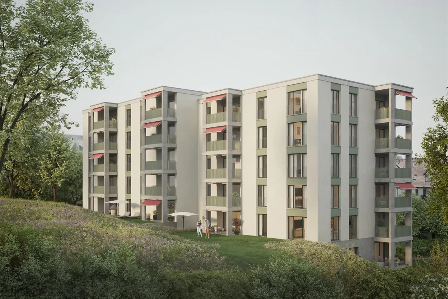 5.5 Zimmer Neubauwohnung in parkähnlicher Umgebung - Foto 1 von 2