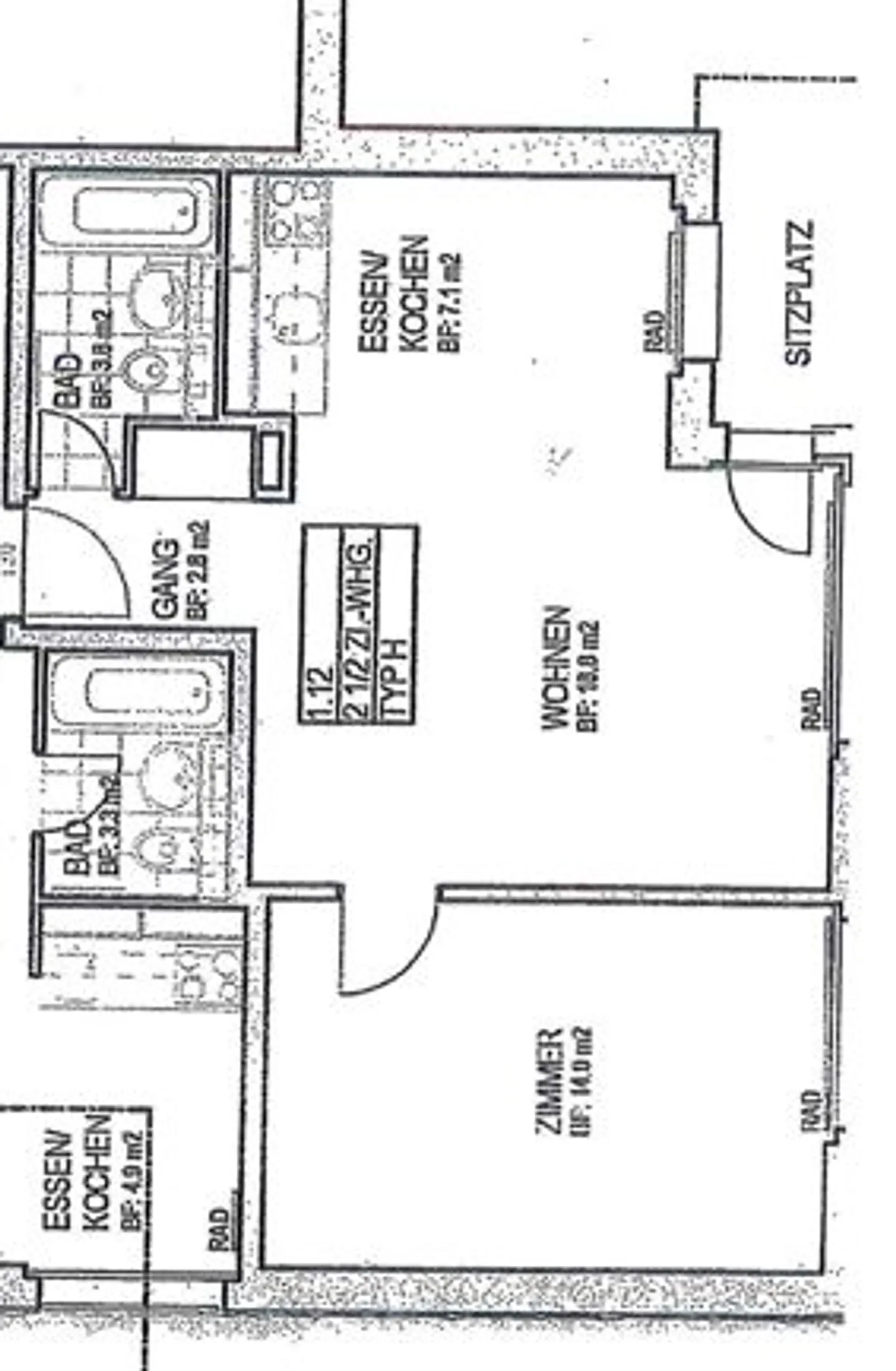 Gemütliche Wohnung in grüner Umgebung - Foto 5 von 5