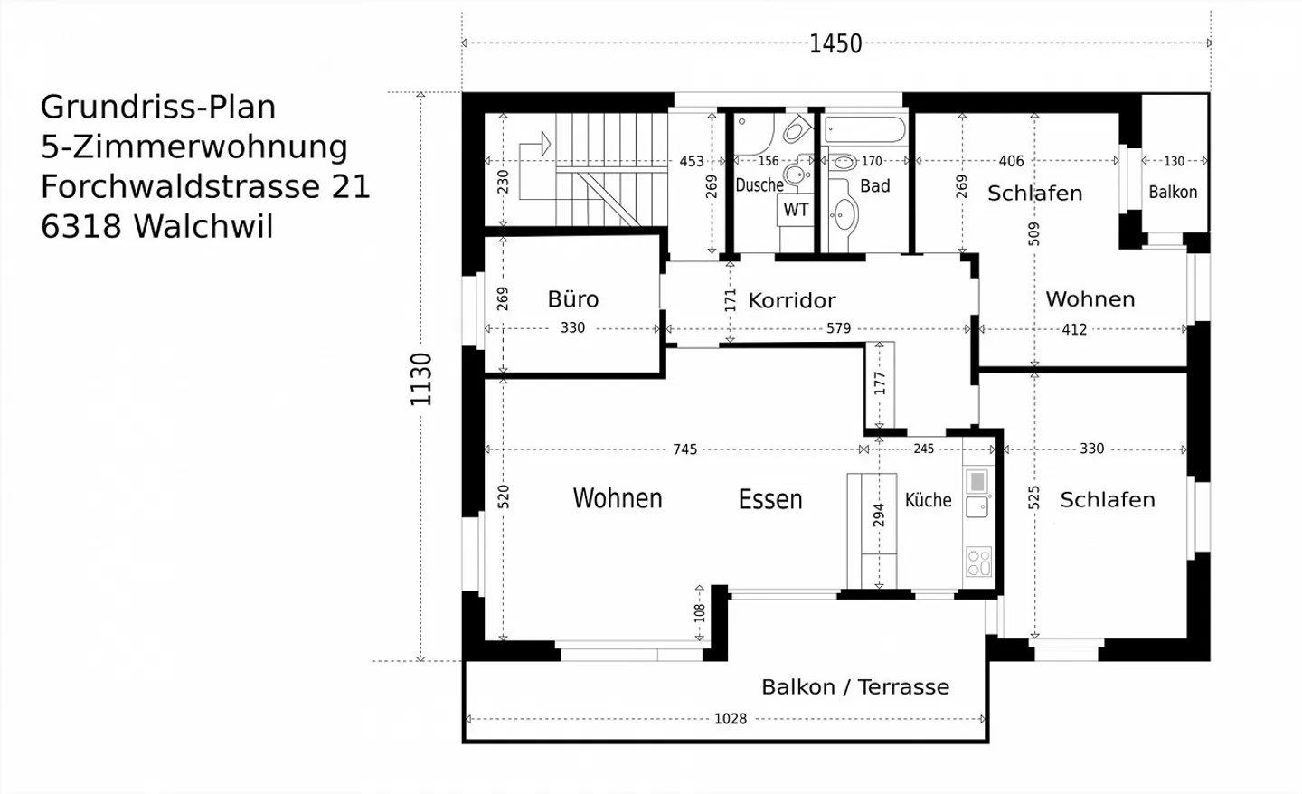 5½-Zimmerwohnung mit einmaliger Rundsicht - Photo 9 sur 9