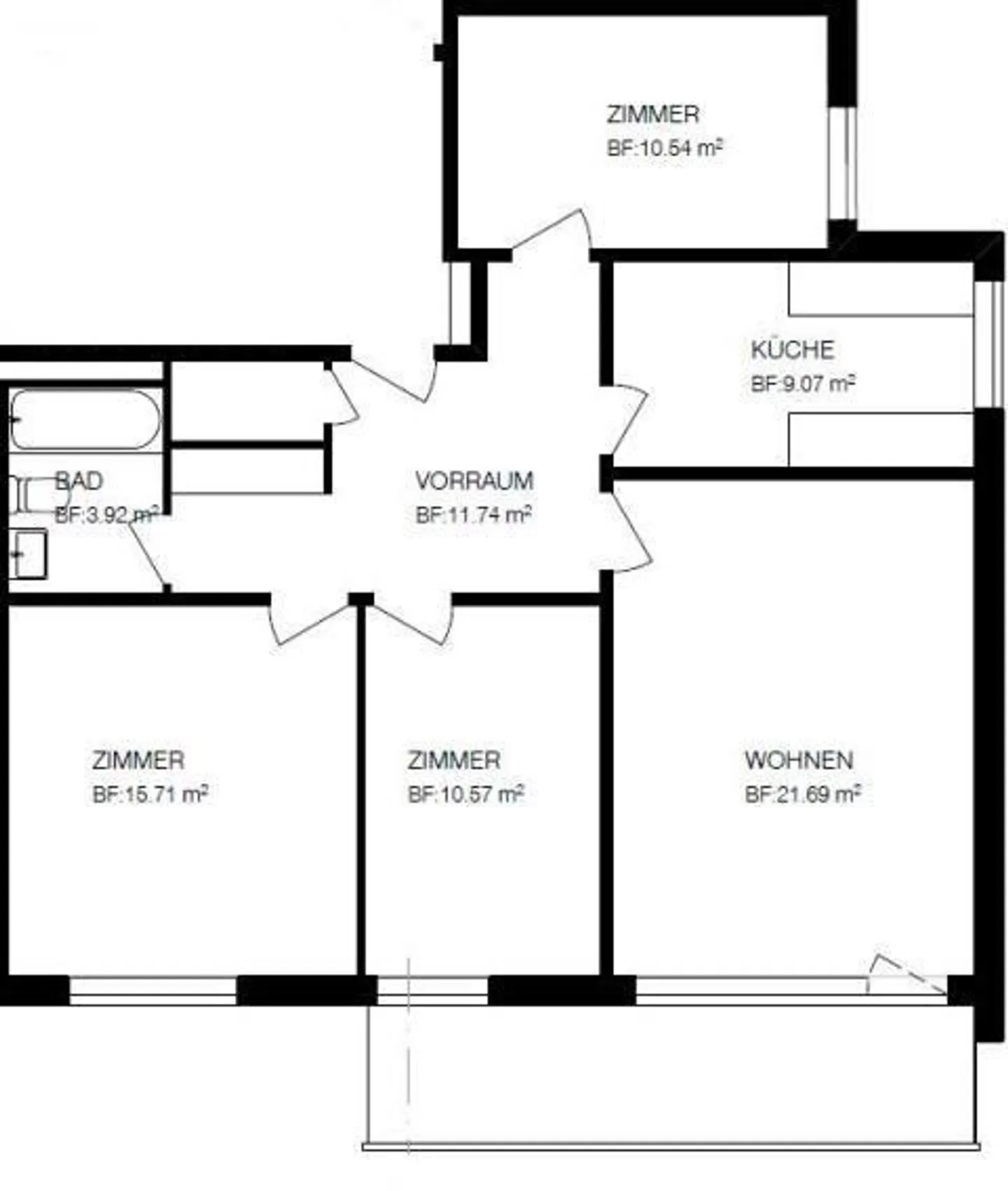Central apartment with spacious balcony - Photo 13 of 13