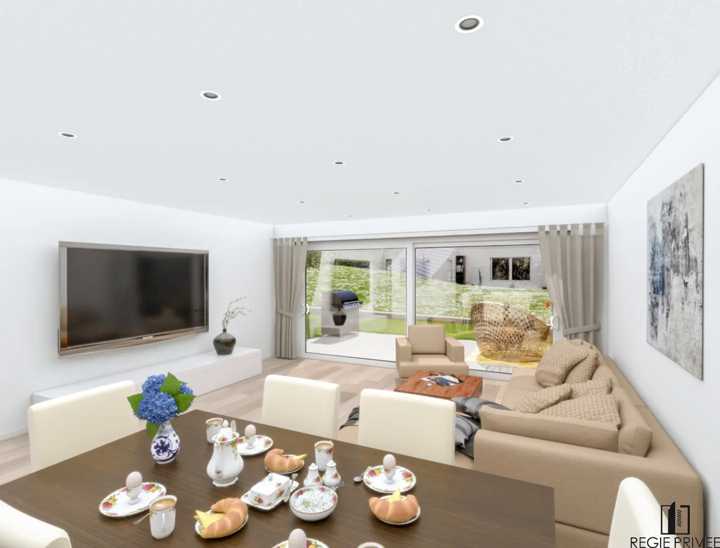 Il privilegio di vivere in un nuovo edificio! Grande villa VENTE-SUR-PLANS - Foto 4 di 19