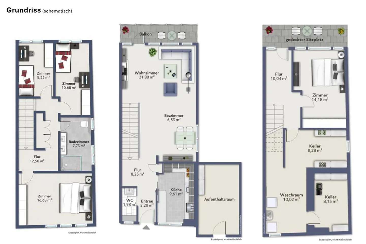 Modernized 5.5-room corner townhouse with large garden & panoramic view - Photo 13 of 13