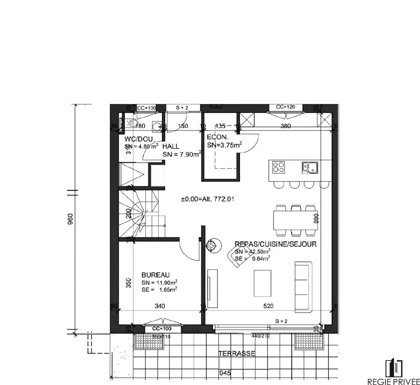 Il privilegio di vivere in un nuovo edificio! Grande villa VENTE-SUR-PLANS - Foto 17 di 19