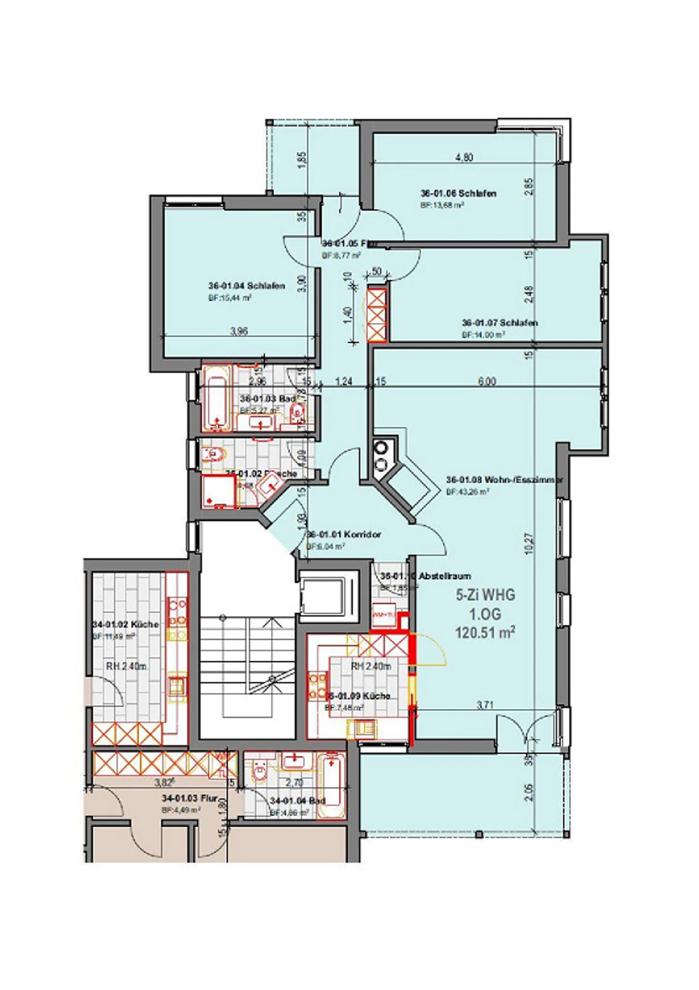 Charmante 5-Zimmer-Wohnung in Meilen - Foto 7 von 7