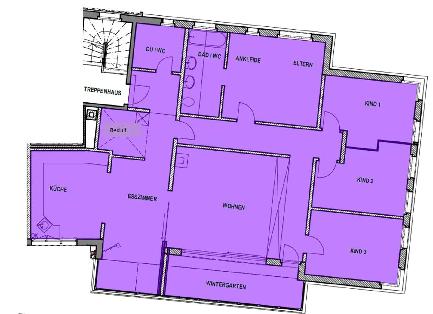 Spacious 5.5 Room Apartment in the Heart of Stans - Photo 8 of 8