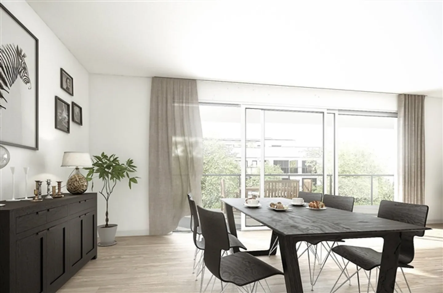 Los H-102 - Appartement 2,5 pièces au 1er étage - Photo 3 sur 7