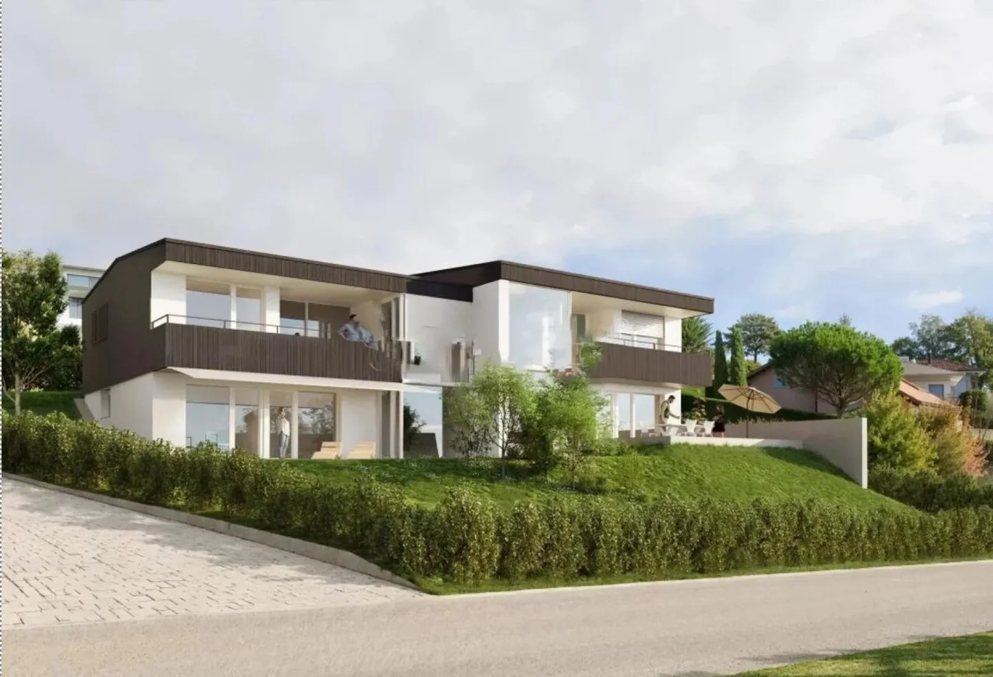 Superb modern duplex with garden and lake view - Photo 2 of 5