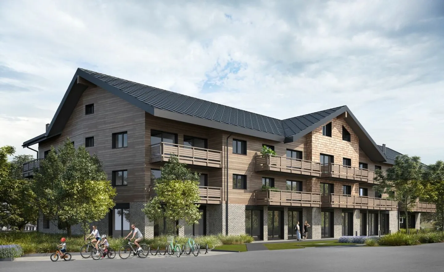 Costruzione di un grande appartamento di 5,5 stanze - Foto 3 di 6