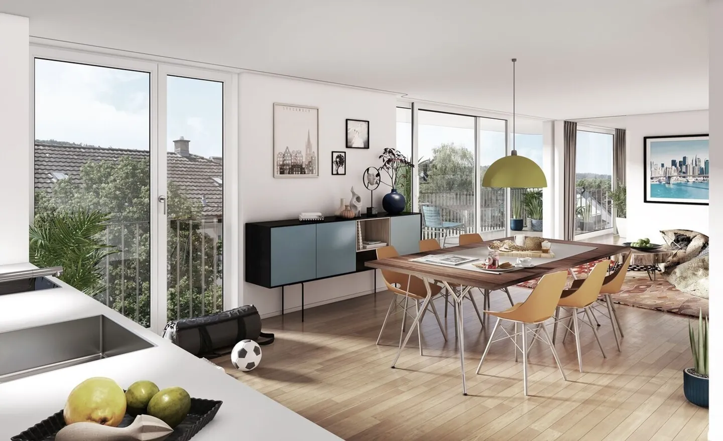 Appartement moderne avec grand balcon - Photo 1 sur 4