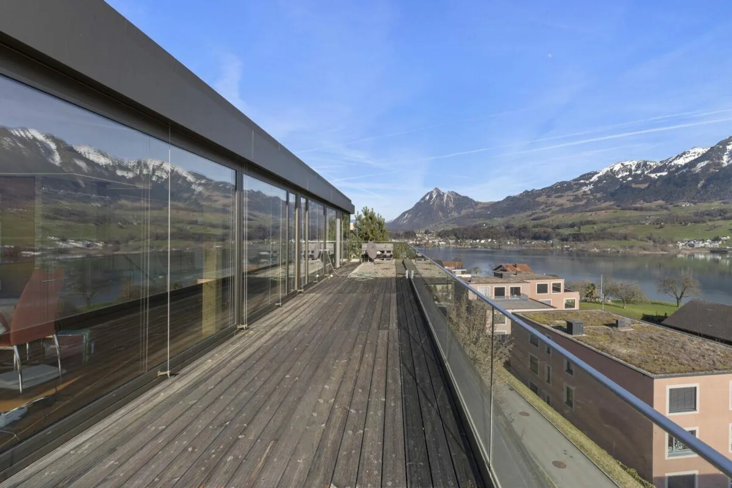 Hovering above Lake Sarnen - Photo 1 of 14